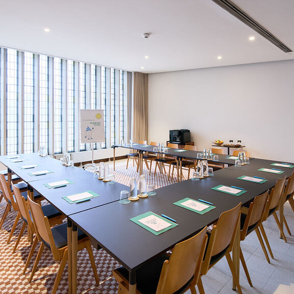 Magdas HOTEL Vienna City Seminarraum Stephanus Setup c Johannes Hloch 1
