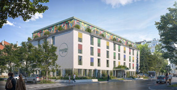 Magdas HOTEL Vienna Prater Strassenfront Atelier Heiss MISS3